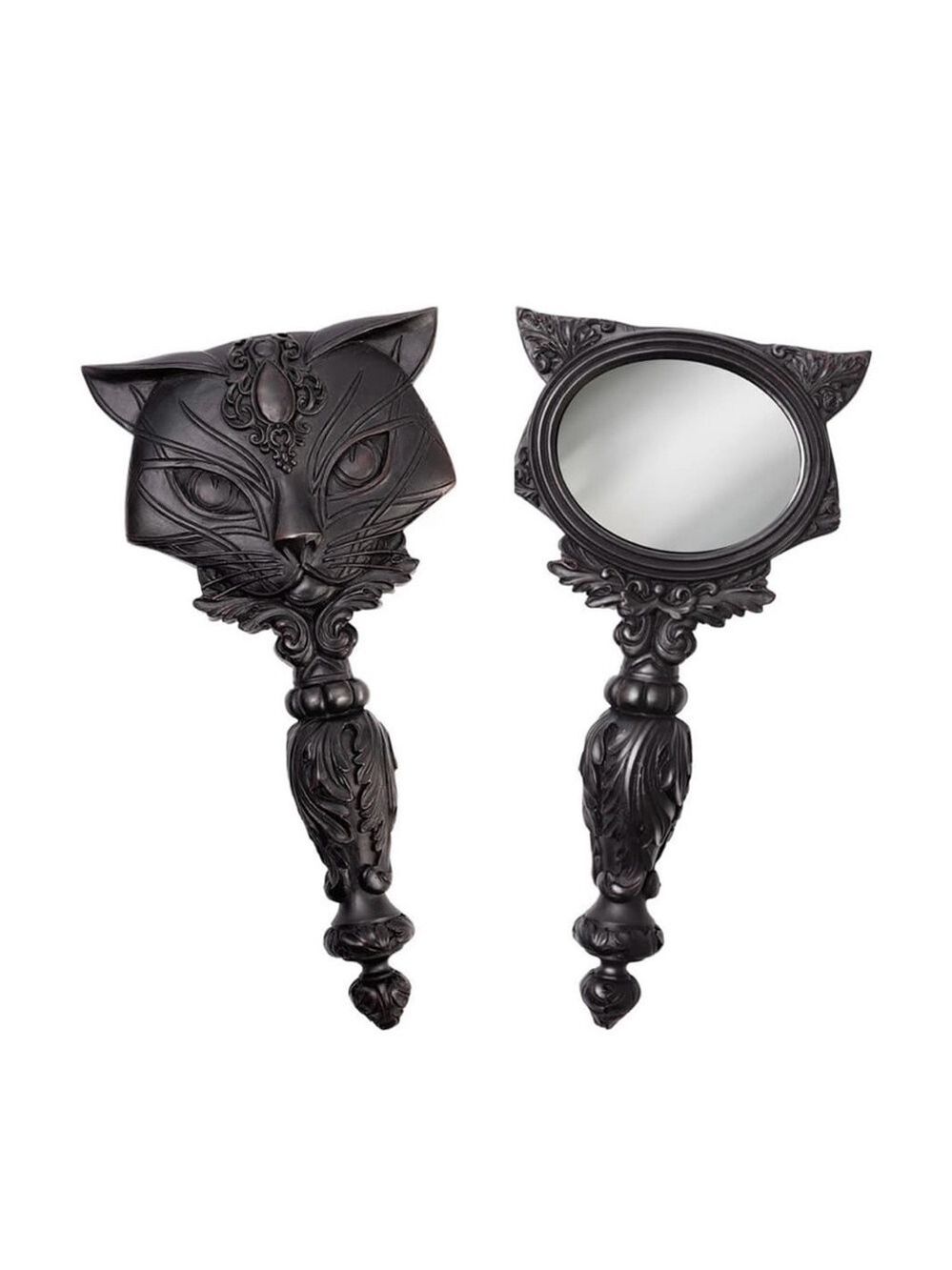 New with tag Alchemy of England Sacred Cat Hand Mirror Black